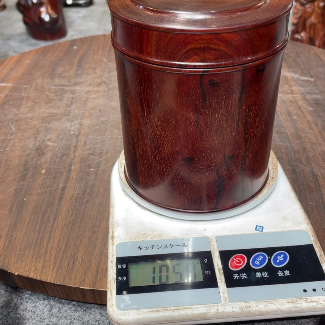 木茶叶罐摆件工艺品