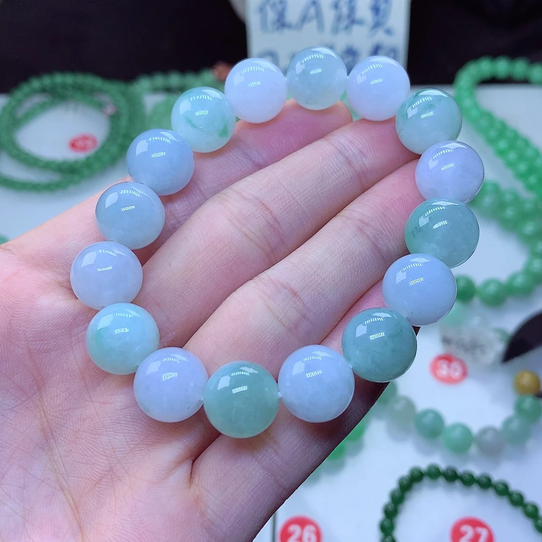 翡翠毛衣链未镶嵌