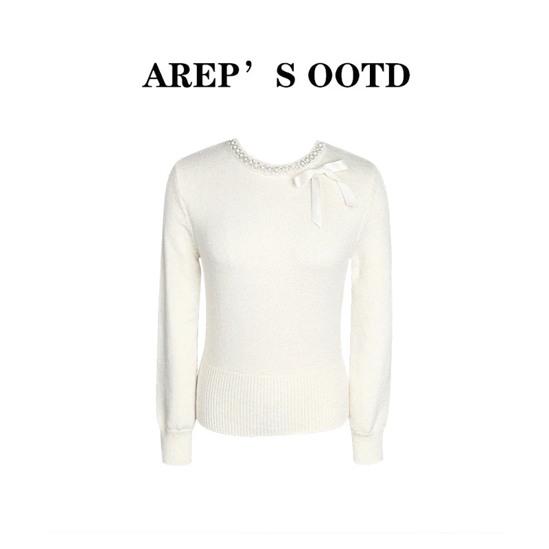 【珍珠小姐】AREP 2025新款   毛针织衫MYAZSMC07255