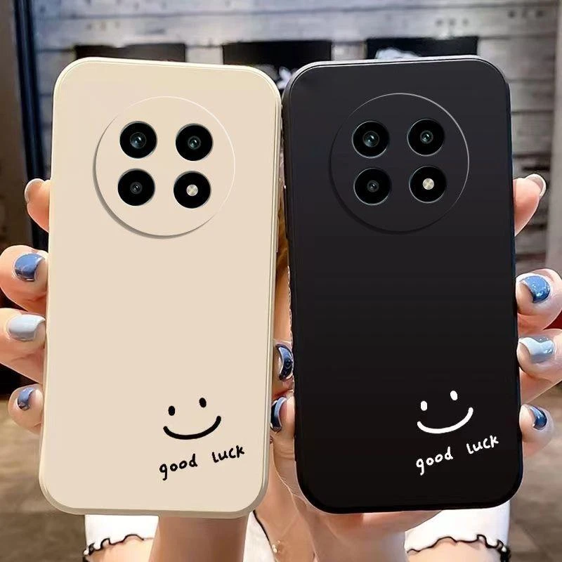 黑白简约笑脸适用红米note10手机壳M2103K19C软硅胶保护套情侣潮