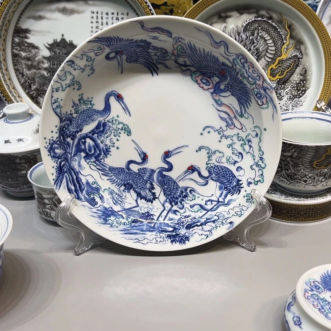 鸭***飞景德镇瓷器鉴定证书