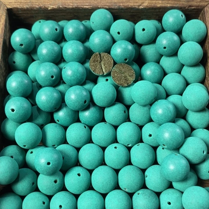 泥塑青****l敦煌系列半成品1.2瑕疵珠香包约90克