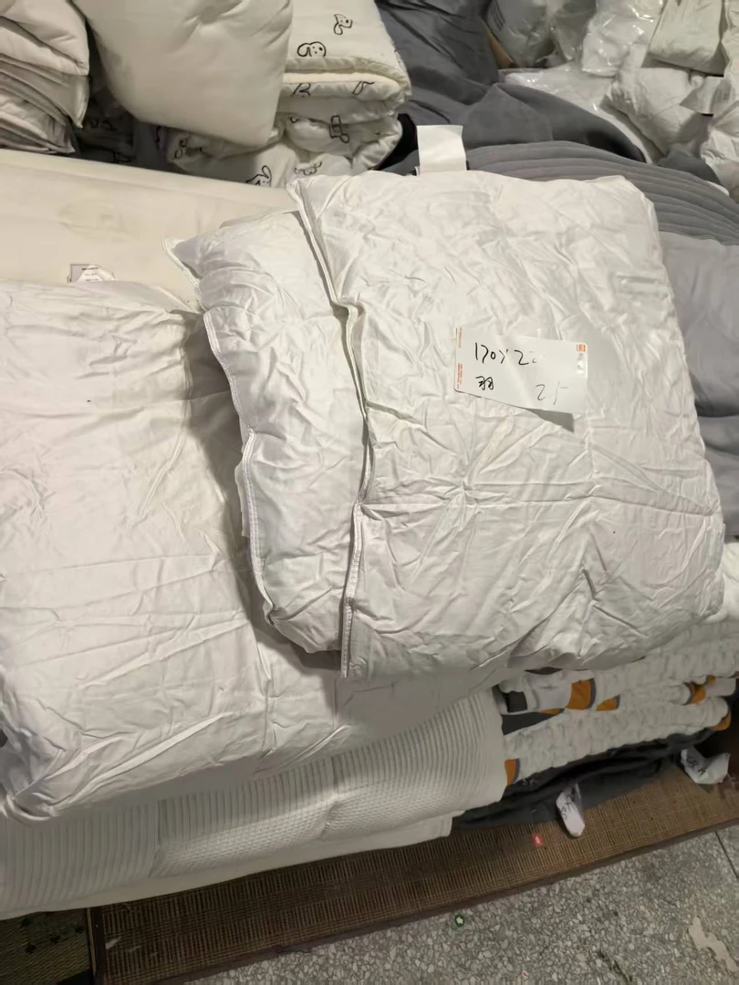《厚广家》3楼170×220白色超软高支棉鹅绒被 发1张3.6斤