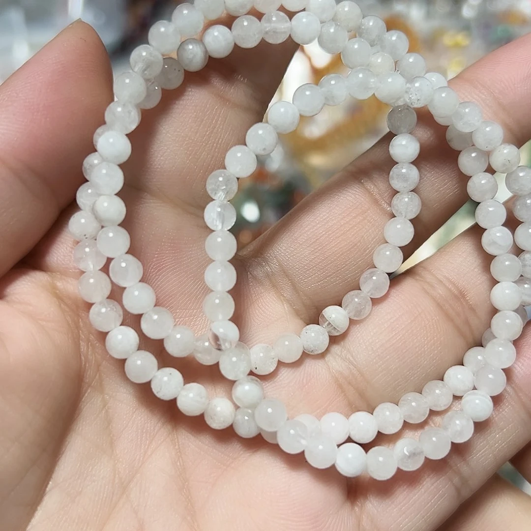 水晶手链未镶嵌白幽灵多圈