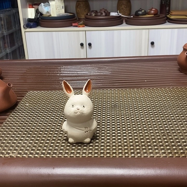 紫砂茶壶小白兔手工制作