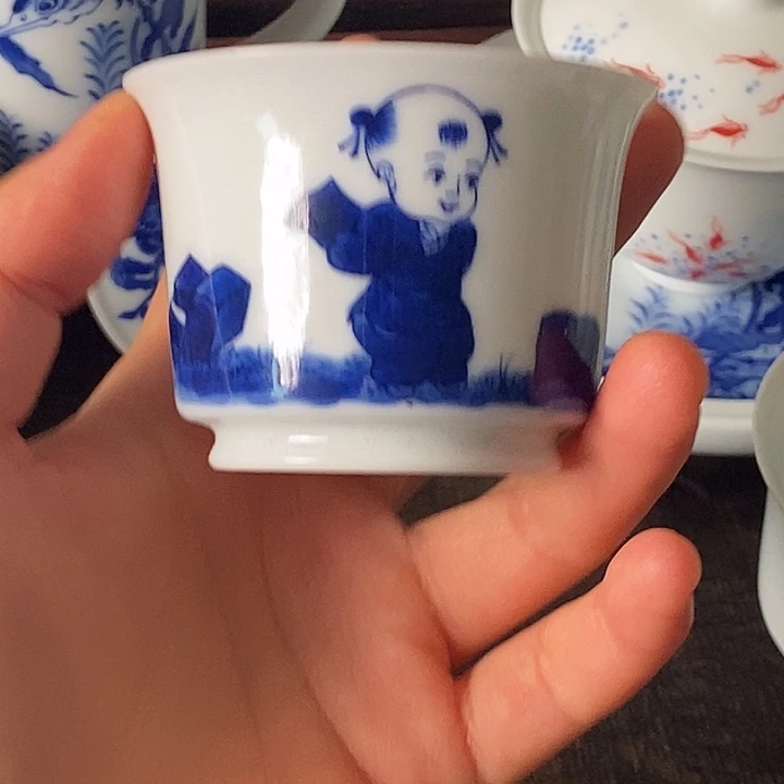 景德镇瓷器童子琴棋书画