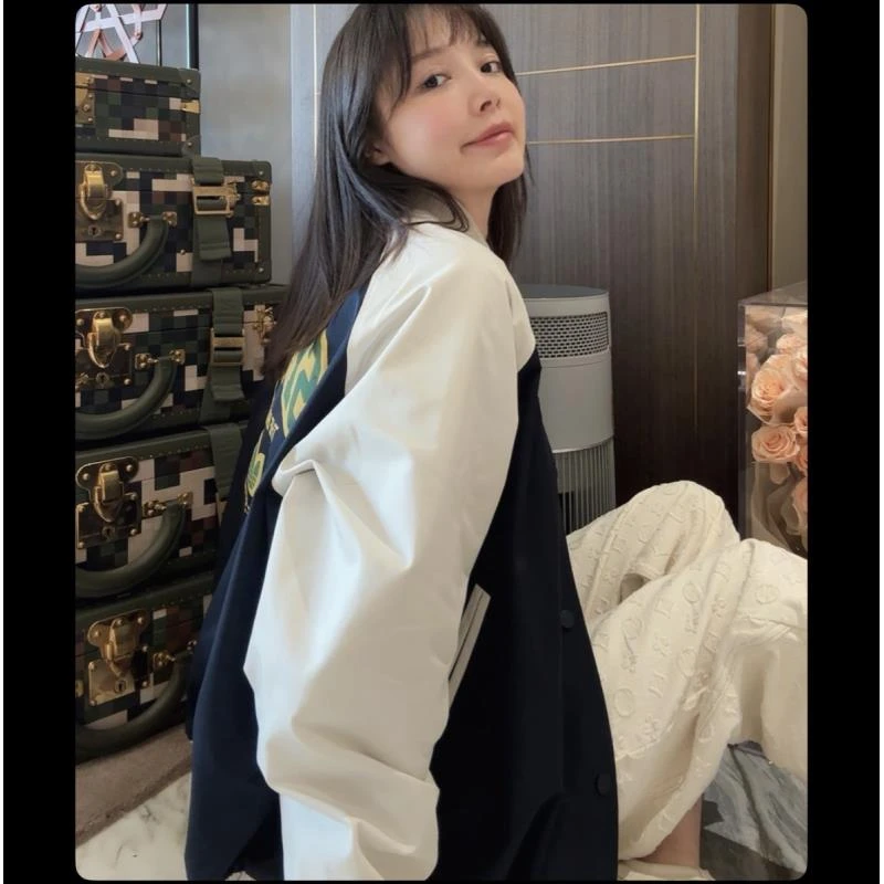 （直播）BETTER JOELAY-【泰式奶蓝】高端棒球服时尚百搭简约风Z0701