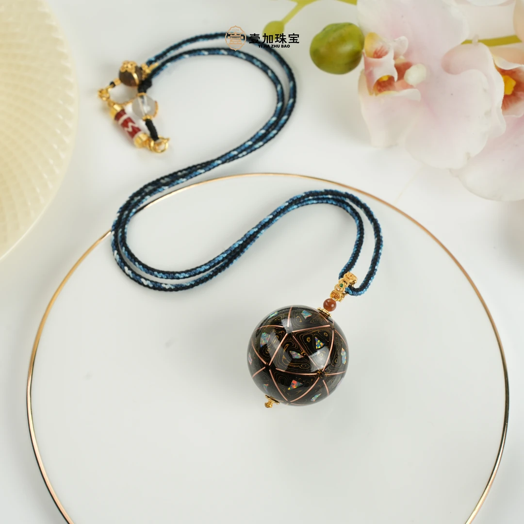 壹加师姐|手工设计大漆星球黑金多样性发一1003FA