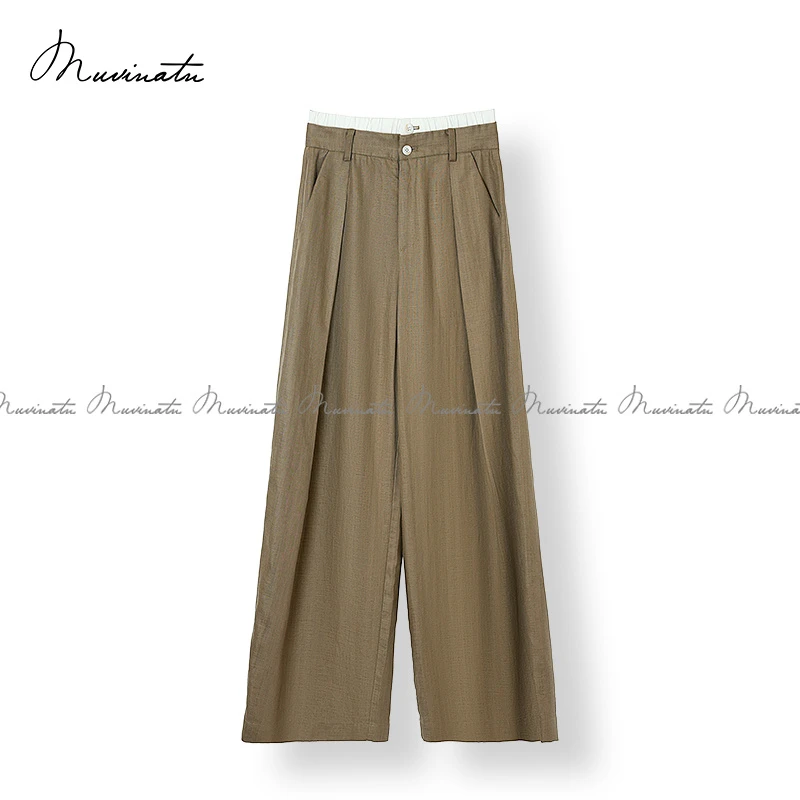 高腰垂感阔腿裤KZ4500316