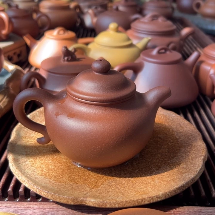 紫砂茶壶莲子200cc