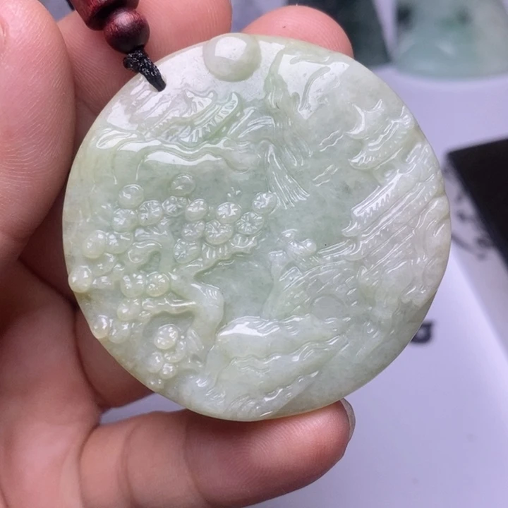 颈饰未镶嵌翡翠翡翠