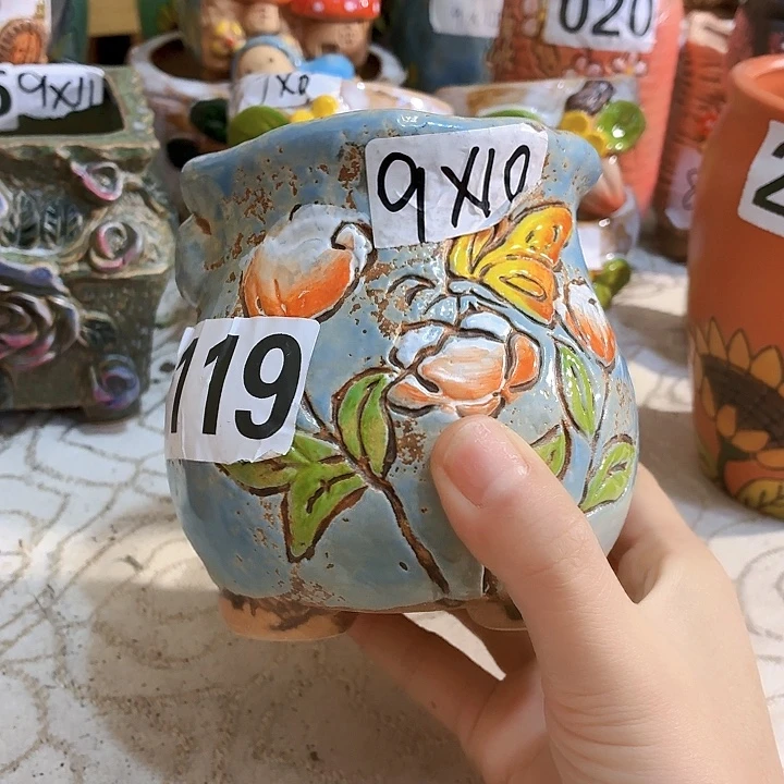 多肉花盆满15包邮