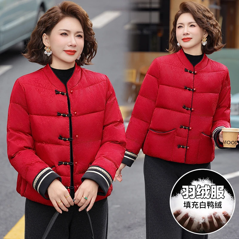 爆款外套女短款长款2025新款气质时尚羽绒服