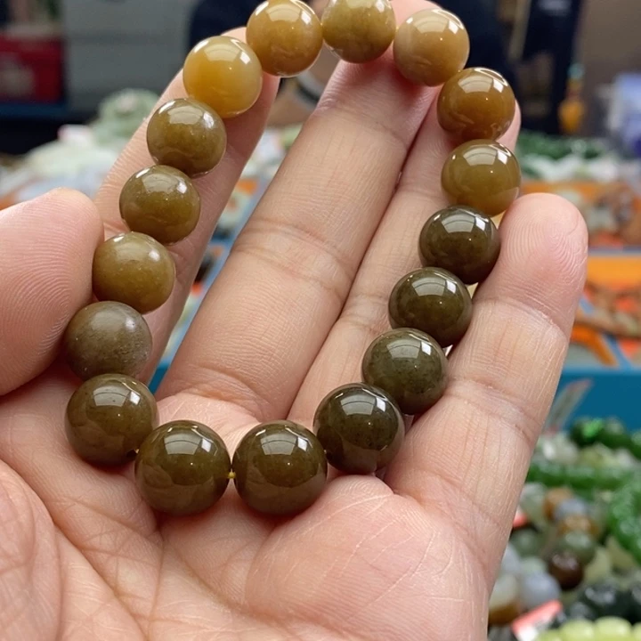 辻***弎和田玉未镶嵌手链