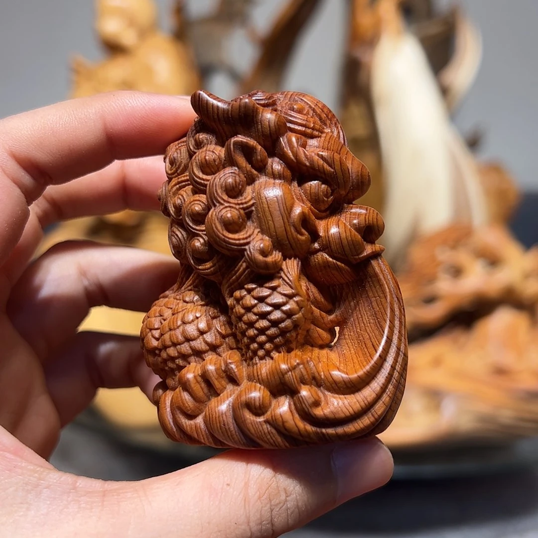 柏木崖柏木手把件摆件