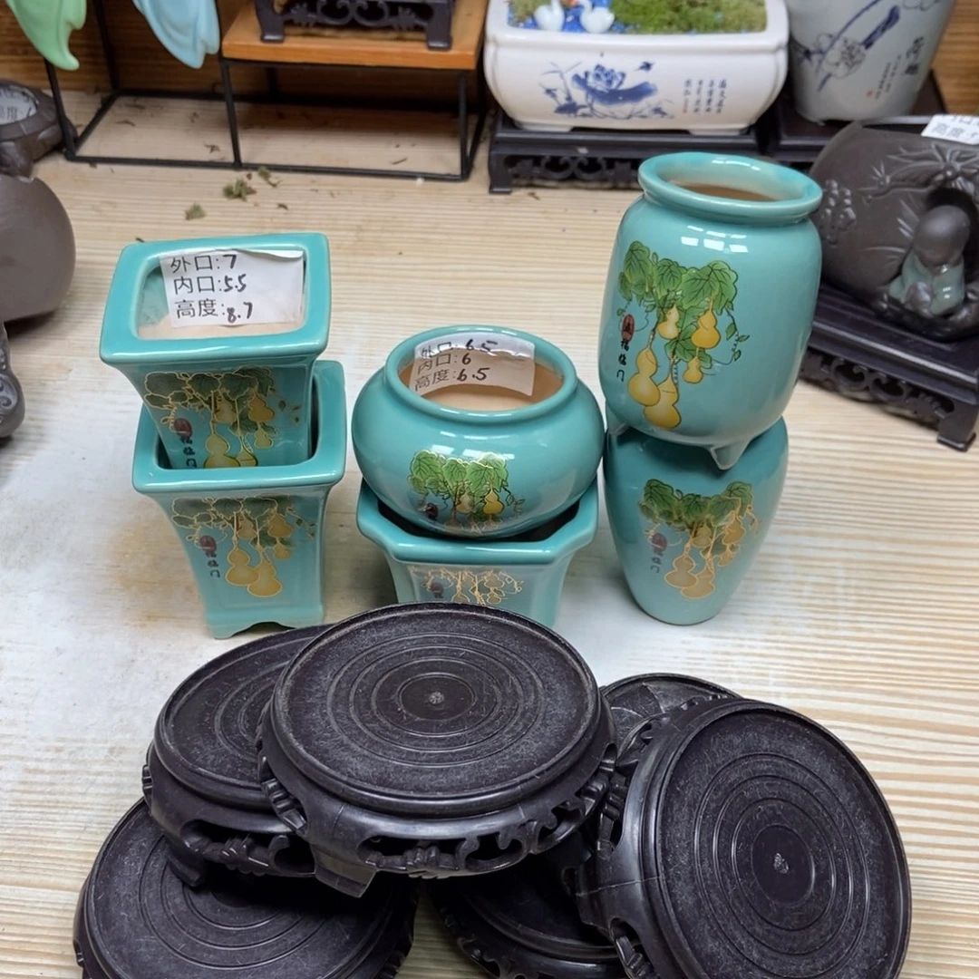 瓷片陶瓷花盆陶瓷艺术