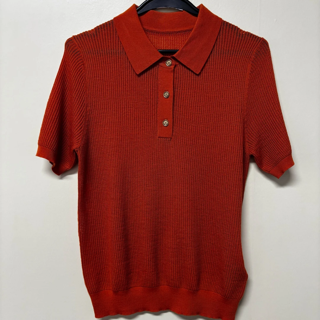 25年早春新款时尚百搭纯色简约套头针织衫短袖（910009）【717】