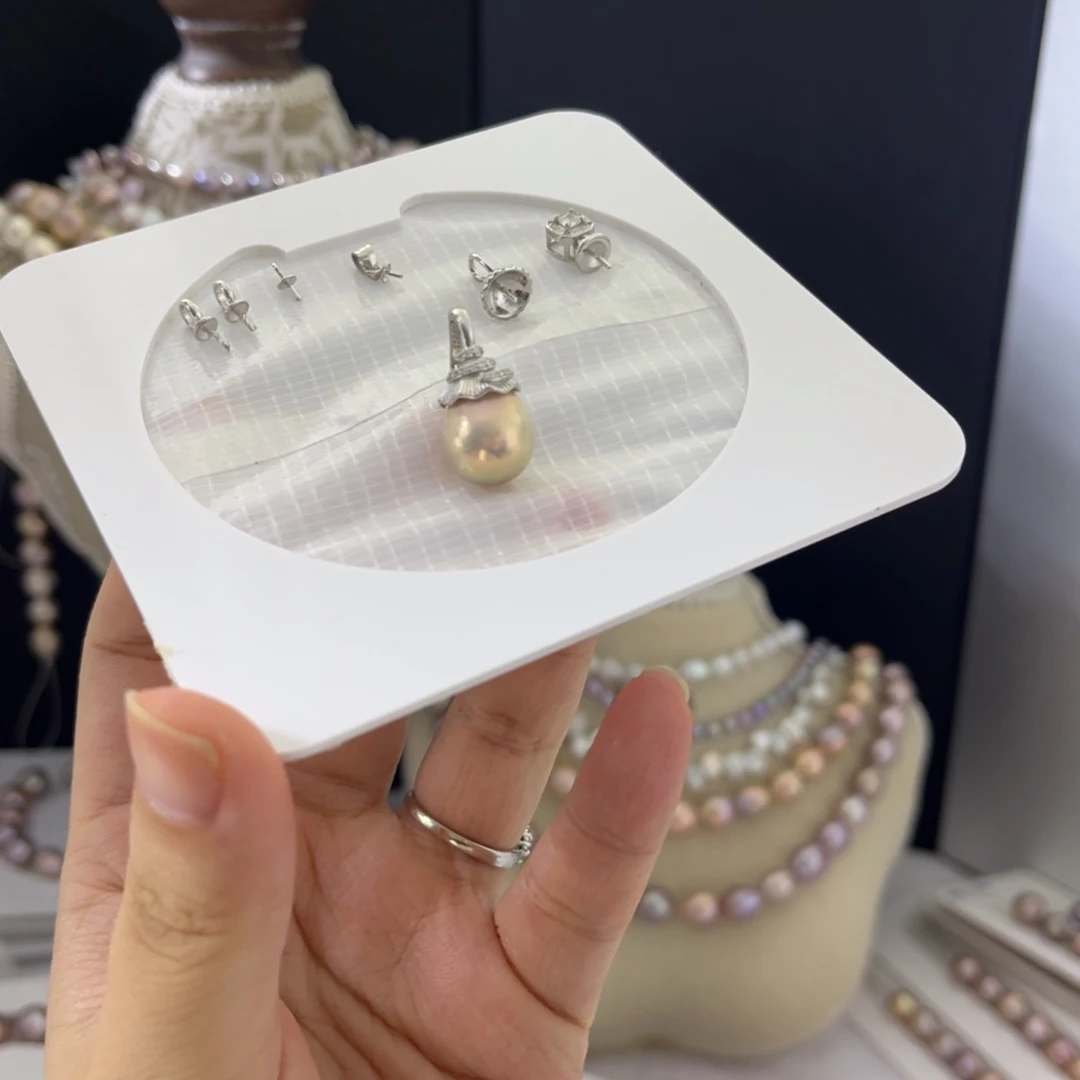 淡水珍珠手绳银S925镶嵌黑猫