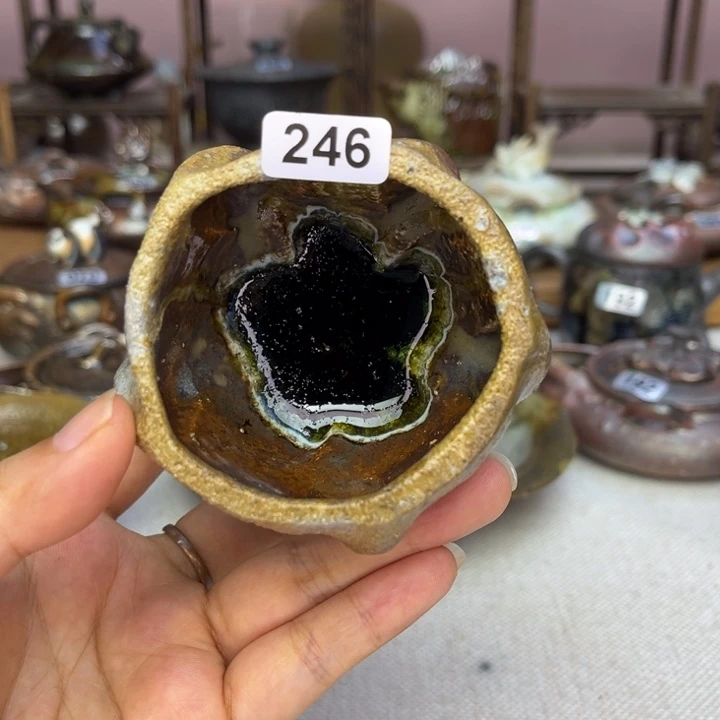 裸柴烧陶瓷茶器！