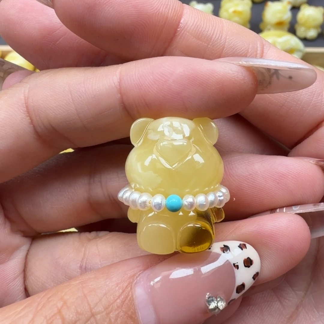 琥珀未镶嵌裸石蜜蜡