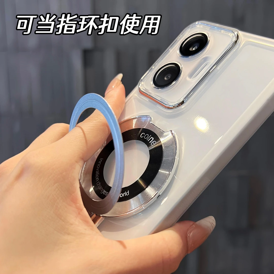 适用红米turbo4手机壳全包防摔红米turbo4pro磁吸支架透明镜头膜