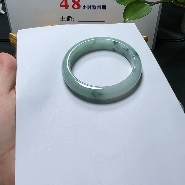 未镶嵌手镯翡翠正圈飘花