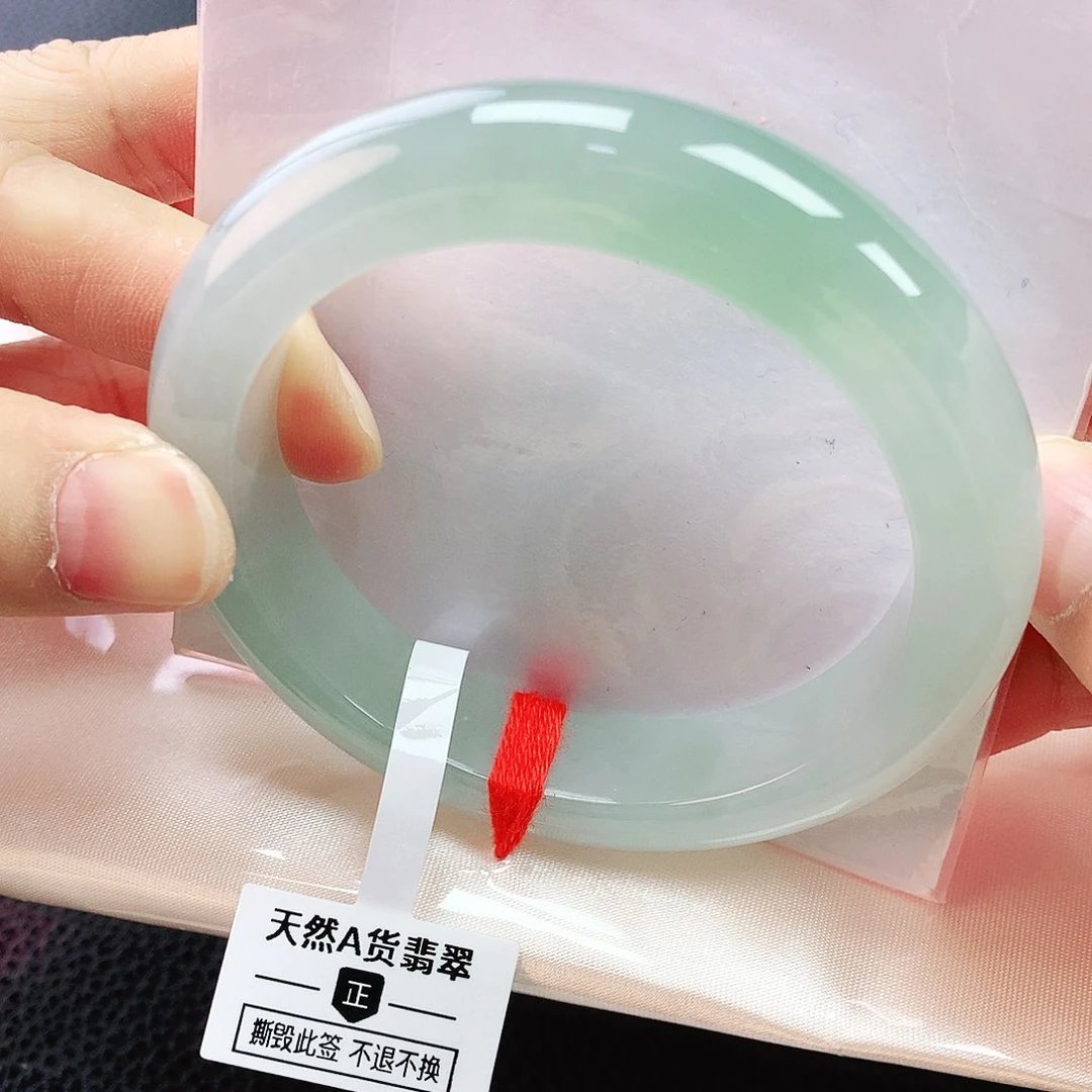 未镶嵌手镯翡翠55圈