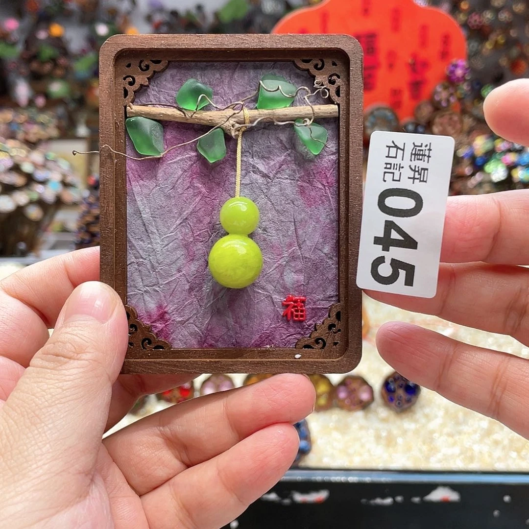 核桃木/黑胡桃（胡桃木）045冰箱贴葫芦娃