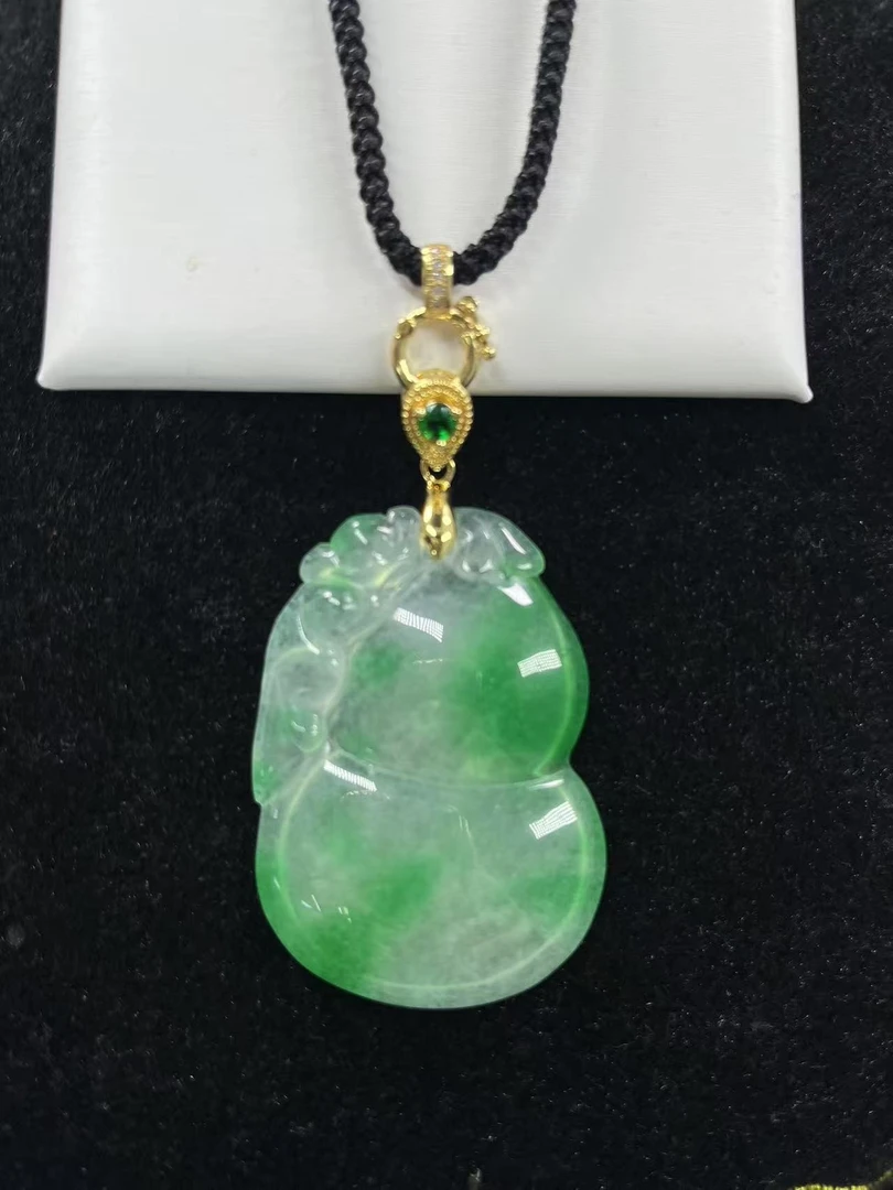 【小杨严选】绿飘葫芦大吊坠精美时尚百搭