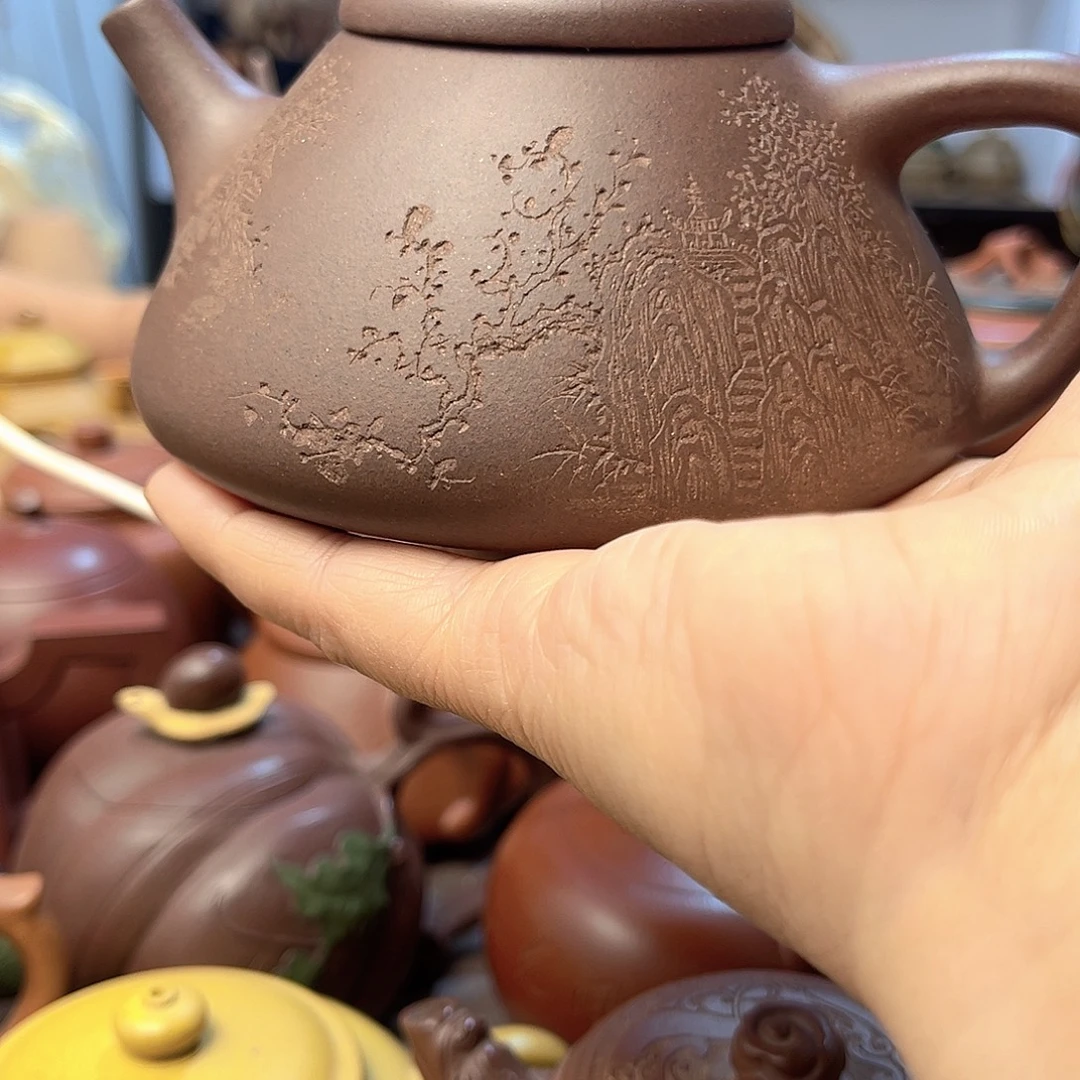 紫砂茶壶全手工制作和半手工制作