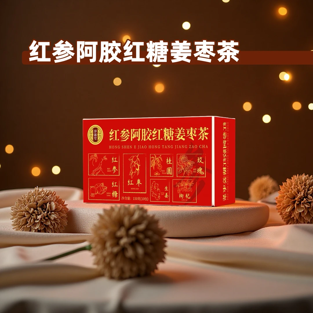 【女神茶】红参阿胶红糖姜枣茶红糖姜茶红枣桂圆枸杞组合茶养生茶