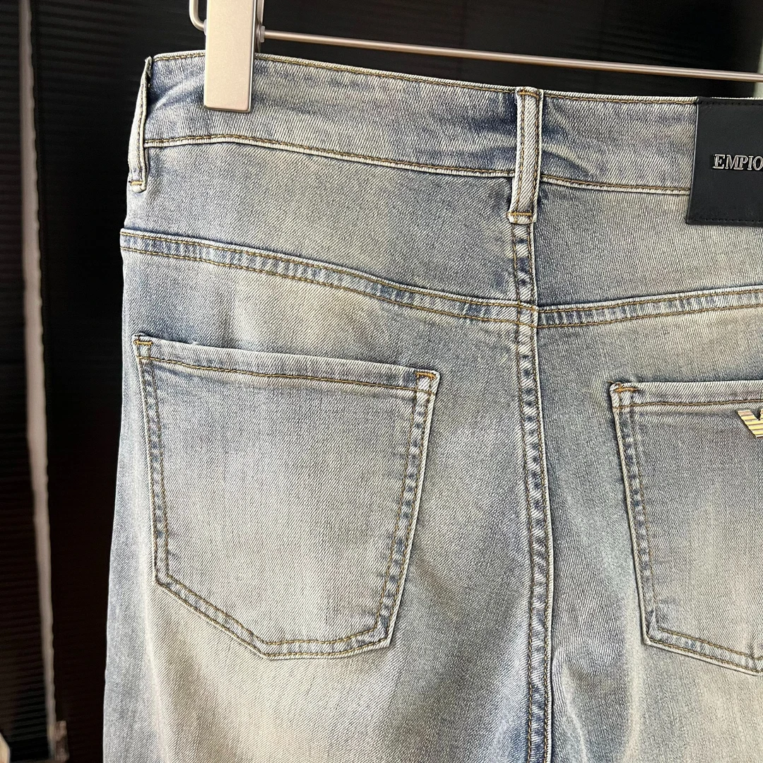 短裤-2025-春夏新款时尚牛仔五分短裤-6335