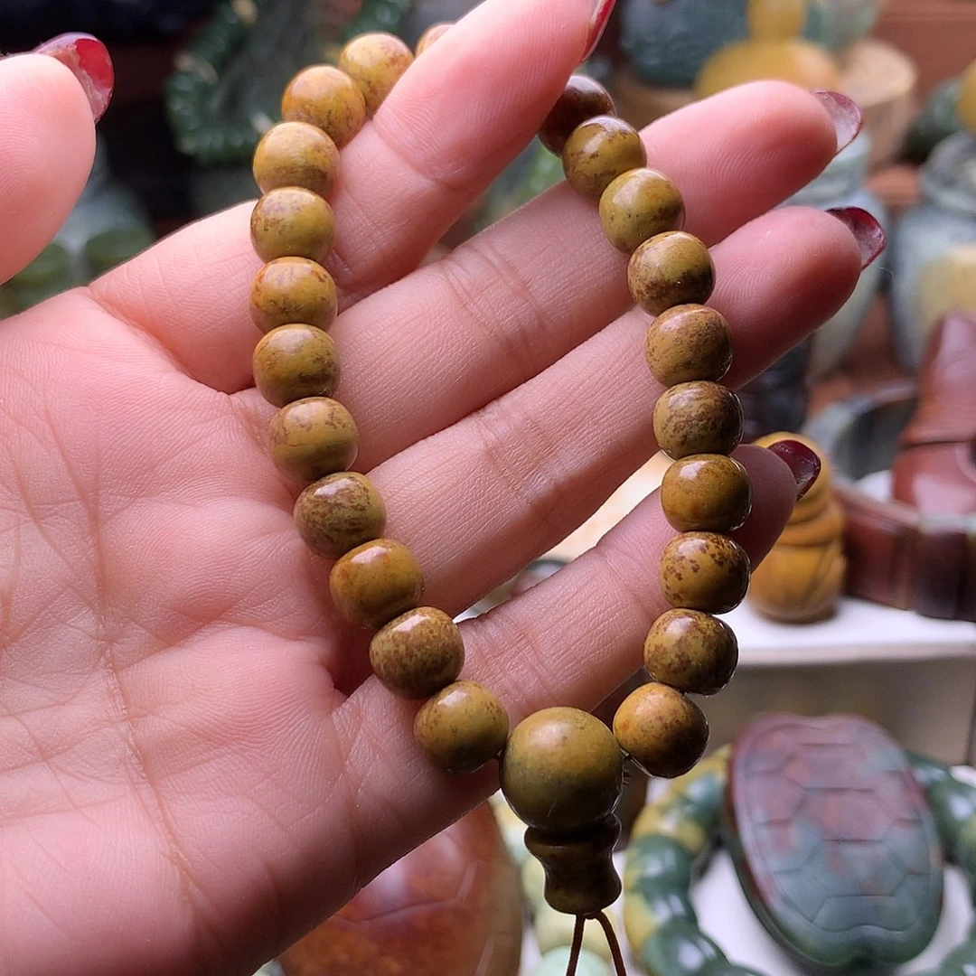 遇***晴岫岩河磨玉（透闪石质玉）未镶嵌手链