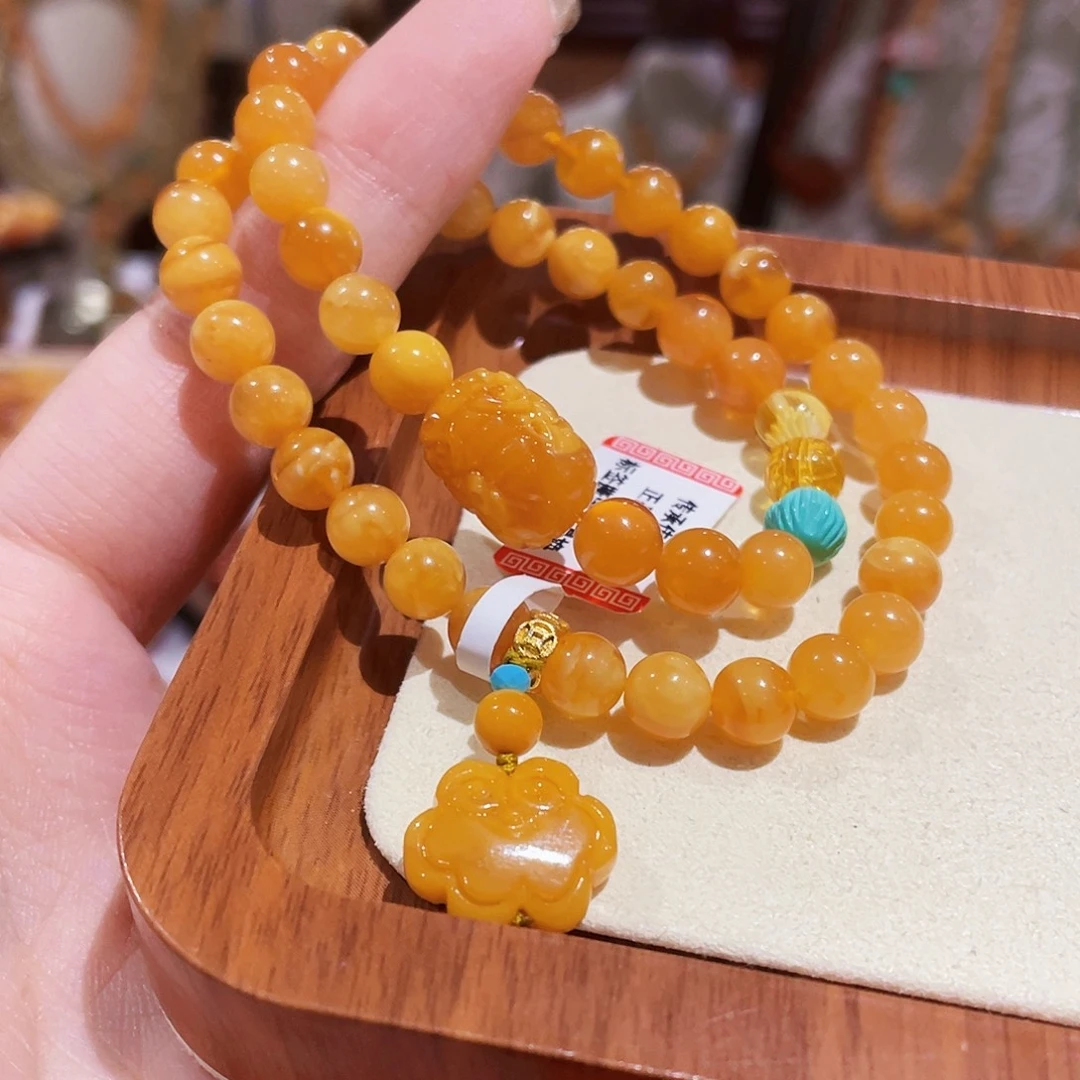 蜜蜡未镶嵌手链手串