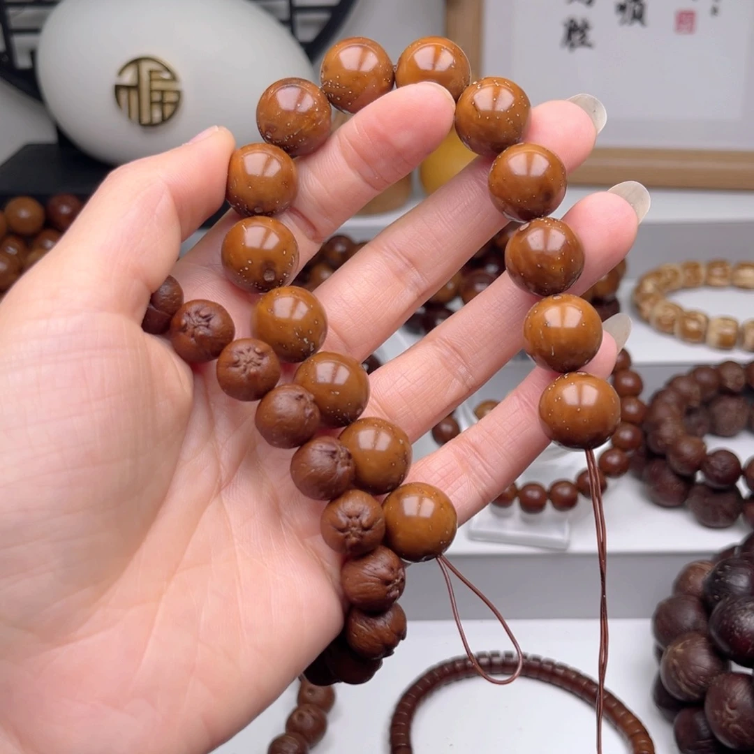 紫金鼠手串笑*…紫金鼠光珠