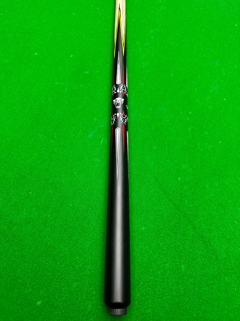 新款豹子G2台球杆白蜡木小头机雕一体通杆美式斯诺克黑八中式台球