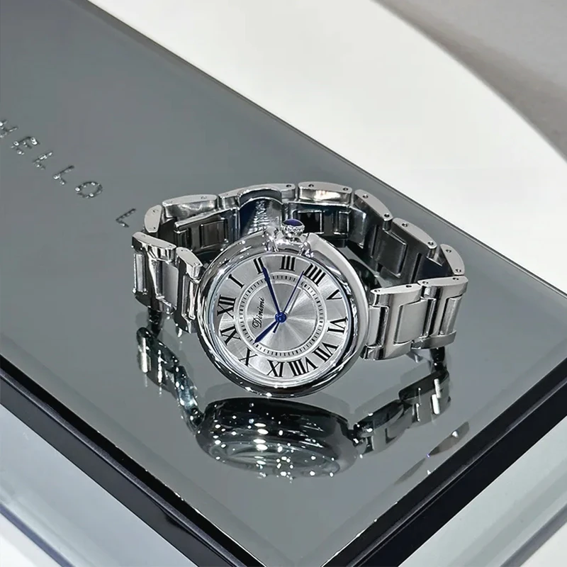 轻奢罗马刻度气球女士手表女款时尚防水女表情人节送女友77047