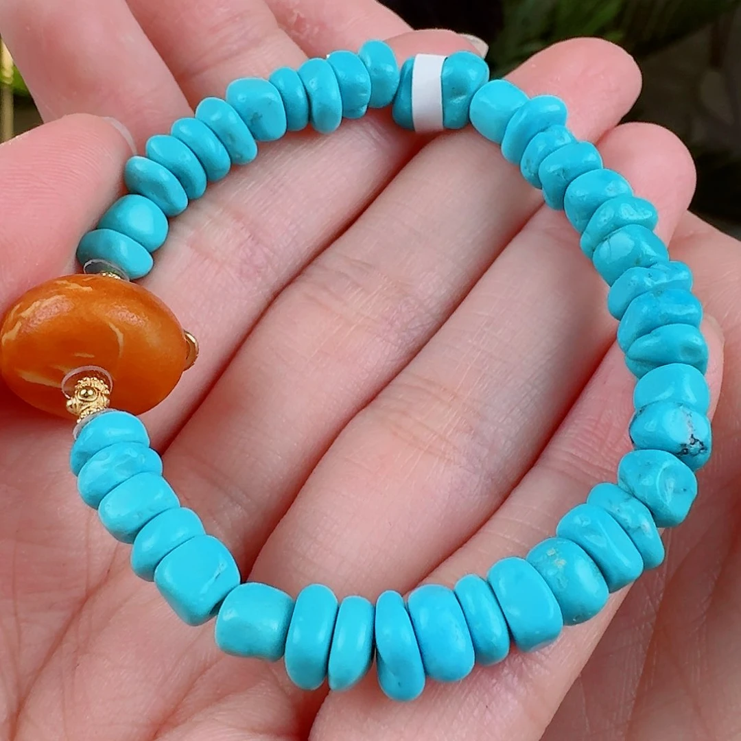 绿松石珠宝奇石未镶嵌