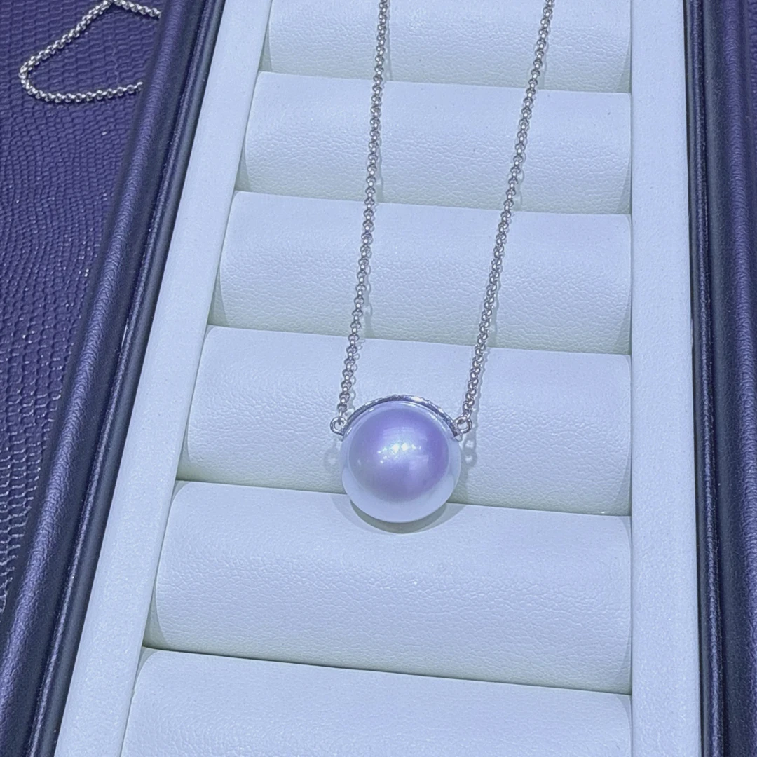 孤品||海水澳白*项链*18k*钻石