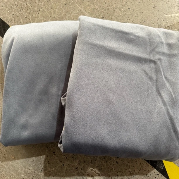 54号挂钩款款 单片约130×240 蓝灰色外贸窗帘 发1对微瑕