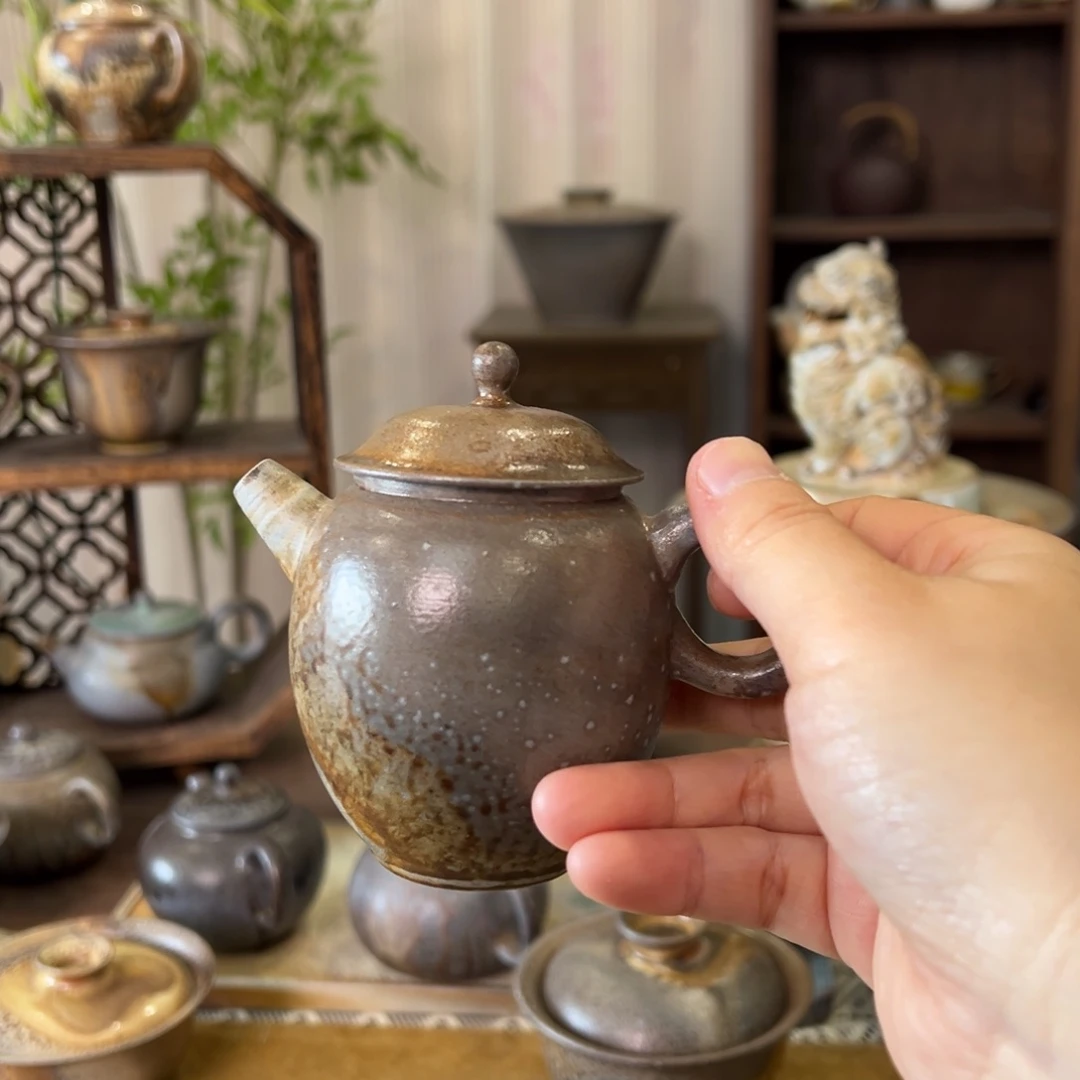 28中白壶福利柴烧