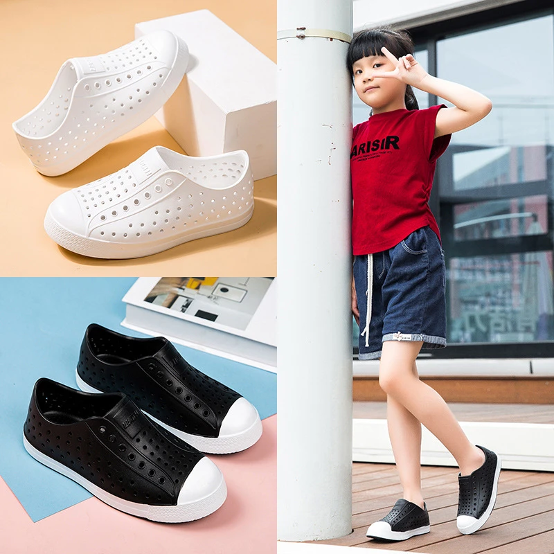 韩版儿童洞洞鞋夏季包头镂空男童女童透气防滑休闲轻便软底凉拖鞋