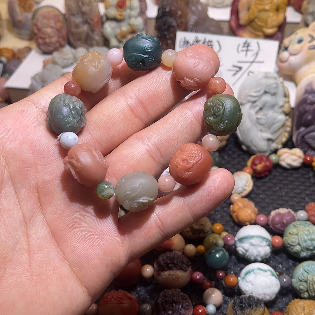 未镶嵌手串石英质玉