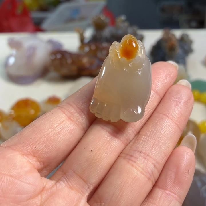 玛瑙/玉髓未镶嵌吊坠(不含链)