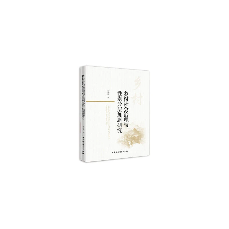 乡村社会治理与性别分层加剧研究 李慧英 中国社会科学出版社