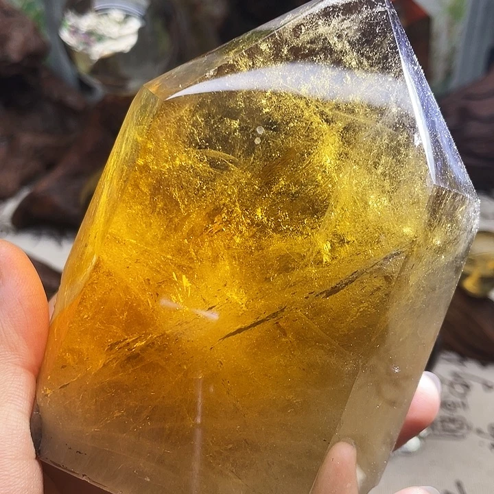 未镶嵌珠宝半成品水晶黄水晶