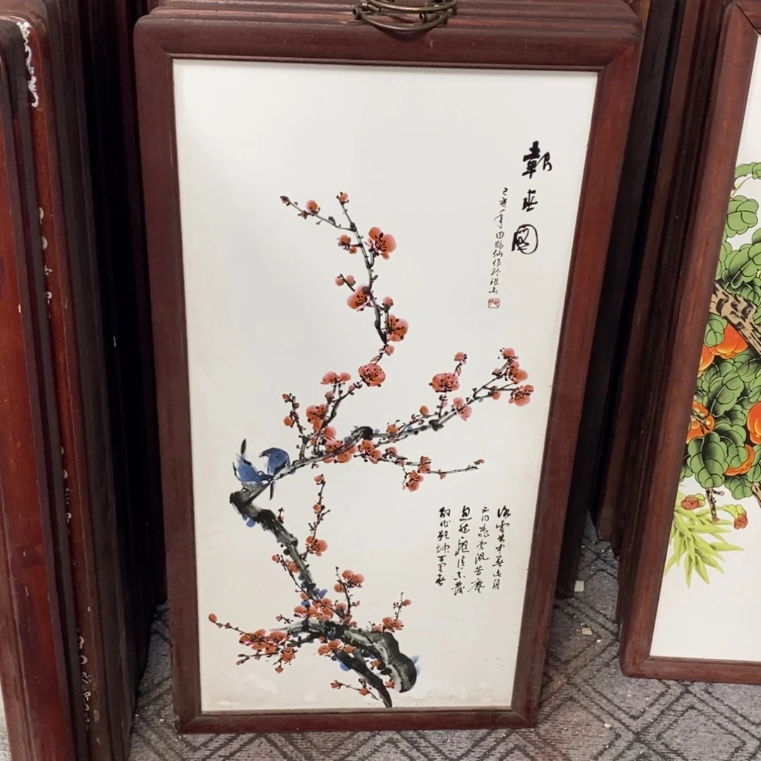 瓷86*46 景德镇瓷板画柴窑烧制