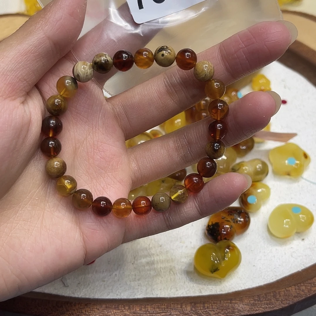 琥珀未镶嵌珠宝奇石