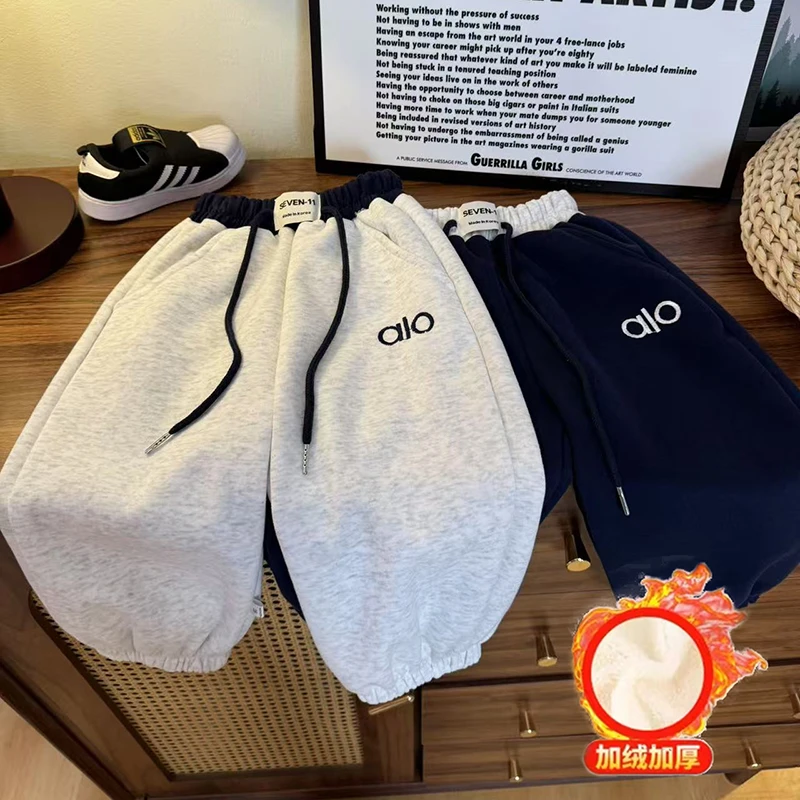 儿童休闲裤新款中小童裤大童百搭运动裤韩版宽松长裤卫裤春秋款潮