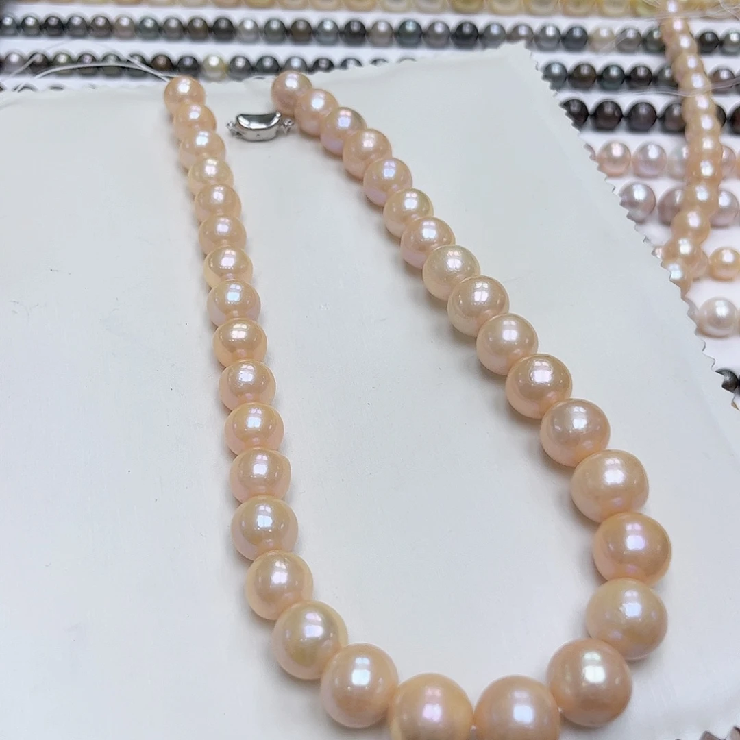 淡水珍珠未镶嵌颈饰11-14内 有核